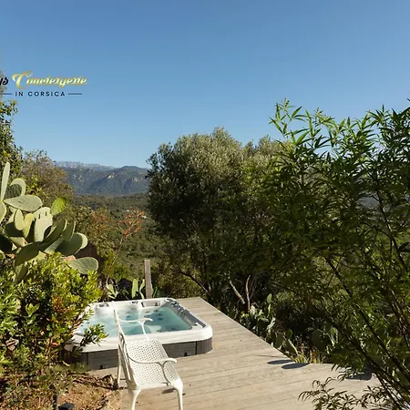 Ficaja 10 Pers Jacuzzi Vue Pinarello Σπίτι διακοπών Zonza