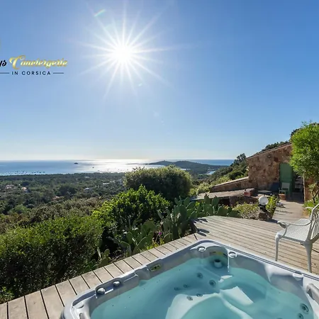 Feriehus Ficaja 10 Pers Jacuzzi Vue Pinarello Zonza