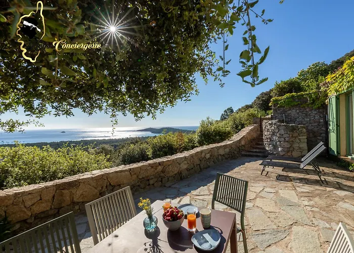 Vakantiehuis Ficaja 10 Pers Jacuzzi Vue Pinarello Zonza